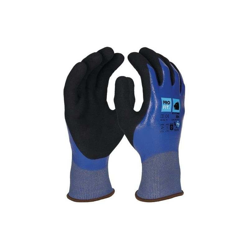 Lot gants de protection contre les coupures ultra dry cut d pro fit 1 carton(s) de 12 paire(s) gants protection coupures ultra dry cut d t9 bleu / noi