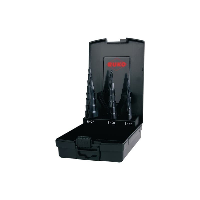 Jeu de forets étagés ultimatecut ruko 1 pièce(s) jeu de forets étagés ultimatecut d. 6-12/6-20/6-27 mm - ruko