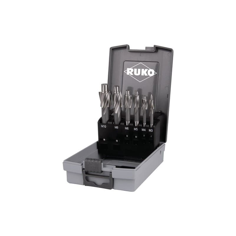 Jeu de fraises à lamer din 373 ruko 1 pièce(s) jeu de fraises à lamer din 373 m3-m10 pour trou - ruko