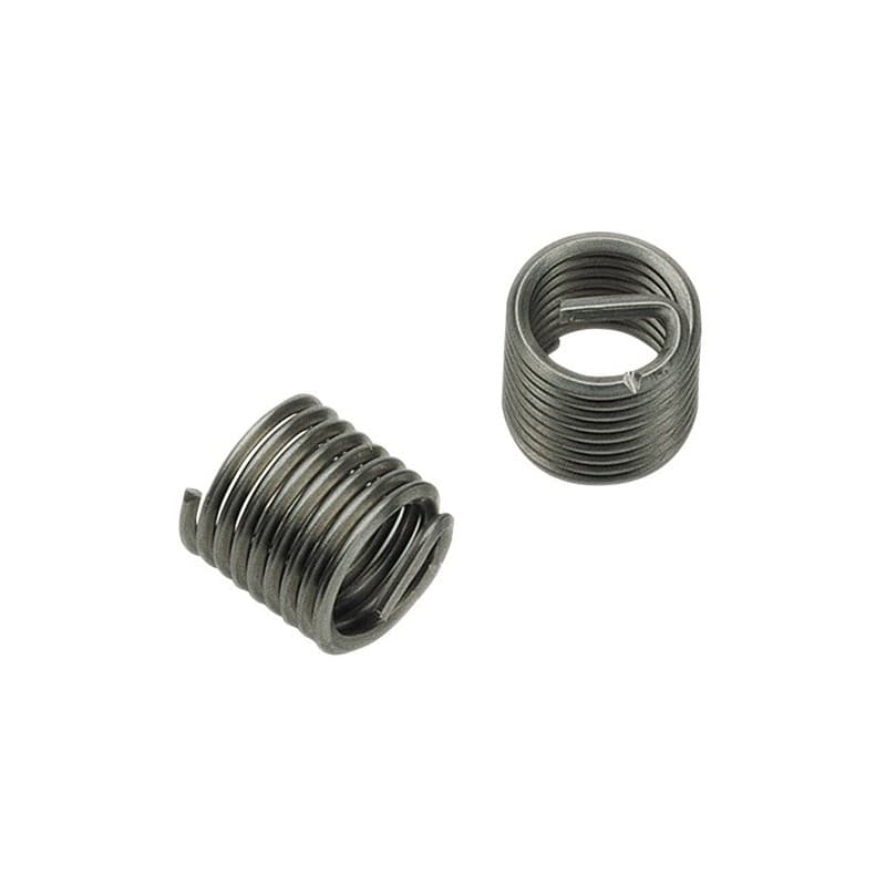 Lot insert fileté din 8140 type standard v-coil 1 carton(s) de 100 pièce(s) insert fileté std filetage m12x1,75mm acier 2,0xd 100 pièces - v-coil