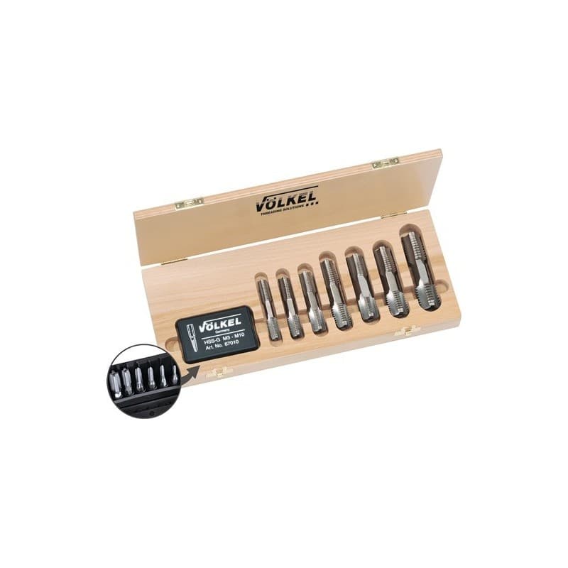 Jeu de tarauds à main hexpap völkel 1 piÚce(s) jeu de tarauds à main hexpap g1/8-1 po. - völkel