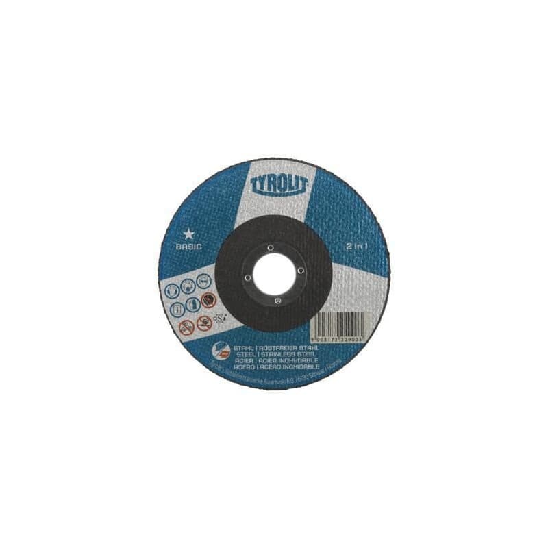 Disque à tronçonner basic d230x2 mm droit 1 carton(s) de 25 pièce(s) disque à tronçonner basic d230x2 mm droit - tyrolit
