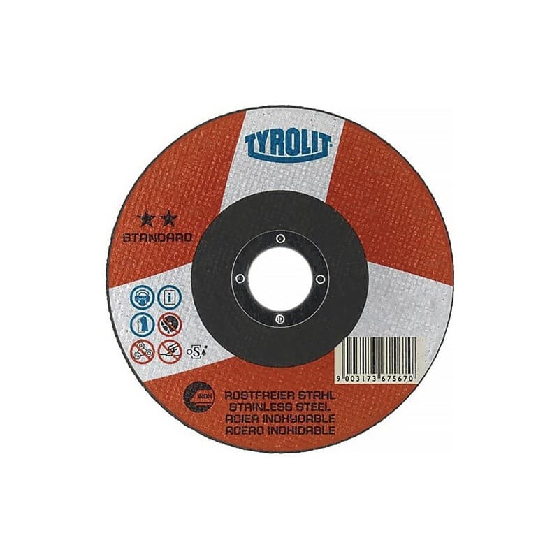 Lot disque à tronçonner standard tyrolit 1 carton(s) de 25 pièce(s) disque à tronçonner standard d230x2 mm droit - tyrolit