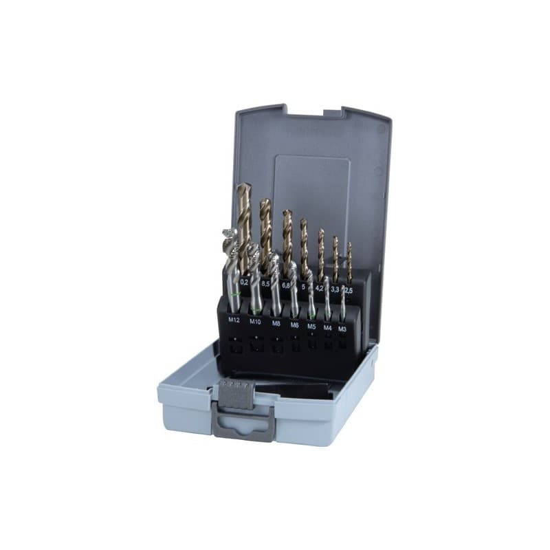 Jeu de tarauds de machine din 371/376 c m3-m12 14 pcs. 1 pièce(s) jeu de tarauds de machine din 371/376 c m3-m12 14 pcs. - ruko