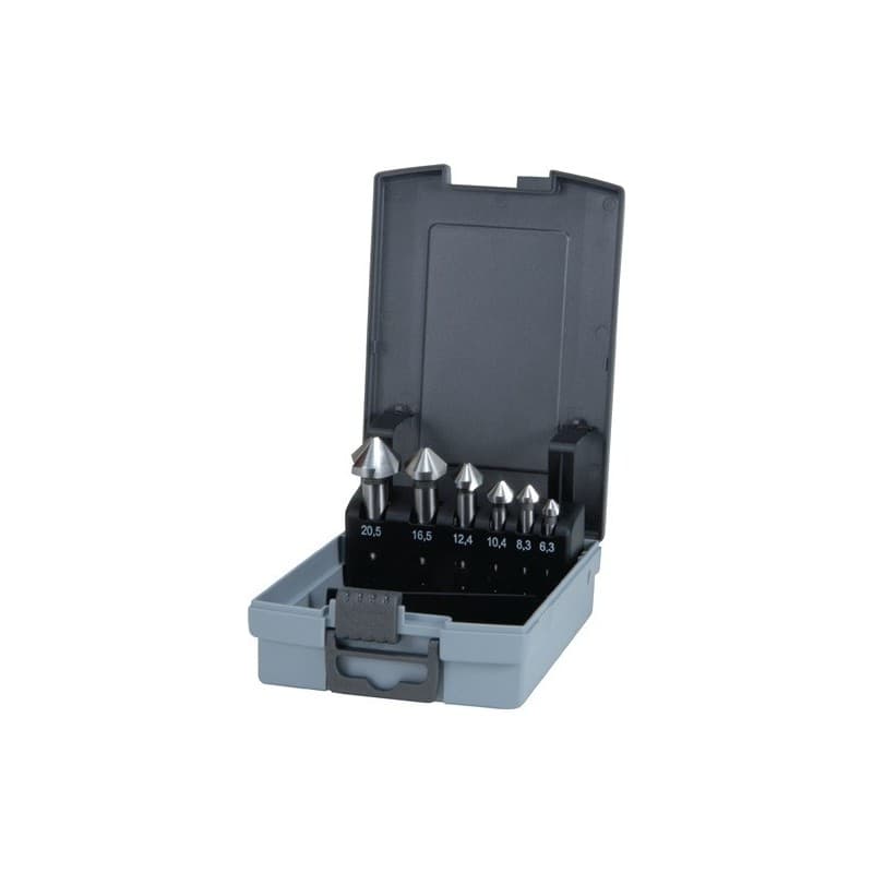 Jeu d'embouts à chanfreiner din 335 c 90 degr. ruko 1 pièce(s) jeu d'embouts à chanfreiner din 335 c 90 degr. 6,3-20,5 mm - ruko