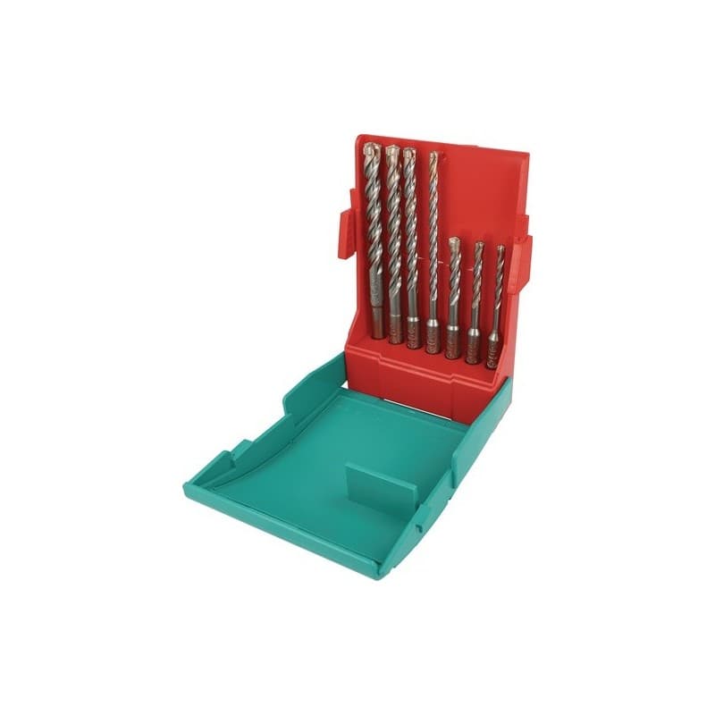 Jeu de forets marteaux trijet ultimate 7 pcs. sds-plus 1 pièce(s) jeu de forets marteaux trijet ultimate 7 pcs. sds-plus - heller