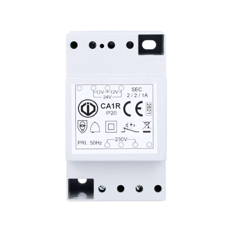 Transformateur ca1r 12/24v 1/2a classe ii 1 pièce(s) transformateur ca1r 12/24v 1/2a classe ii - cdvi