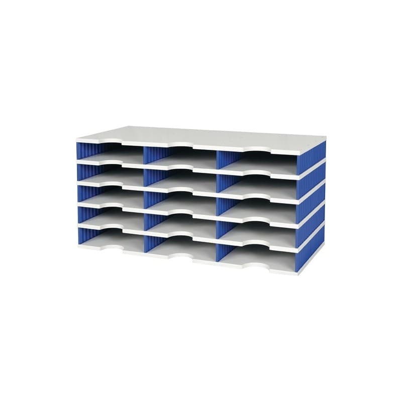Casier de tri trio styro 1 pièce(s) casier de tri trio 15 compartiments - styro