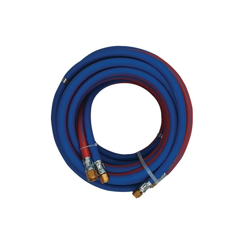 Tuyau de soudage autogène jumelé 1 pièce(s) tuyau soudage autogène jumelé l20m ø int 6/9mm - nw