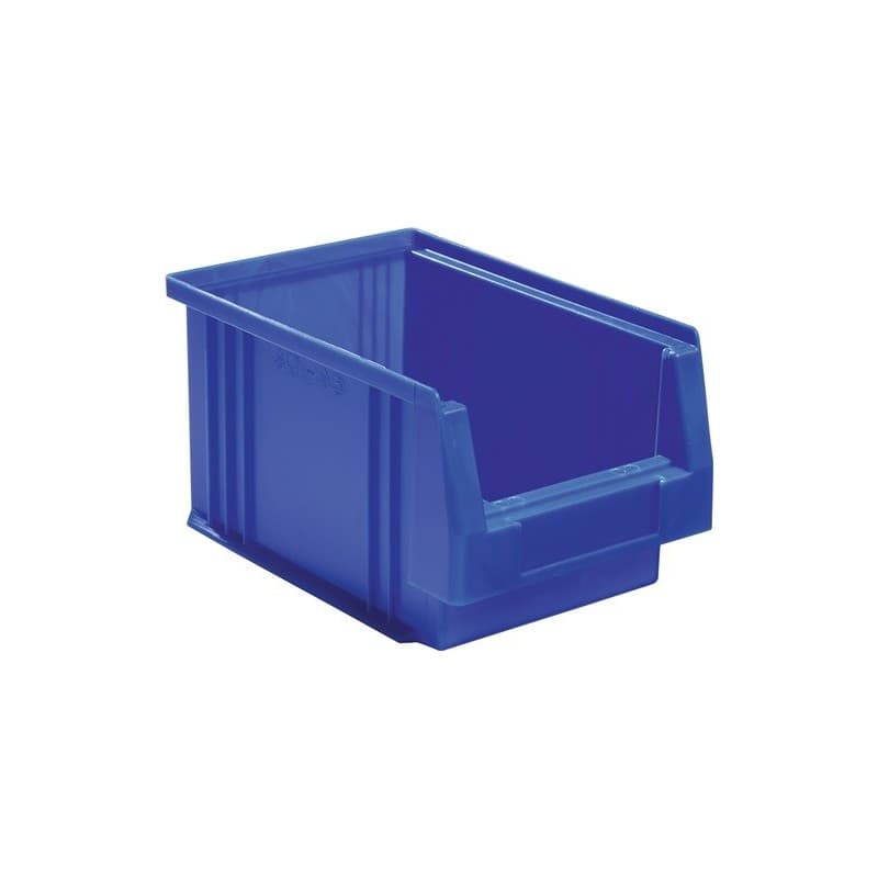 Lot boîte de rangement à ouverture frontale plk la-ka-pe 1 carton(s) de 8 pièce(s) boîte rangement ouv front l500xl315xh200mm pp grise - la-ka-pe