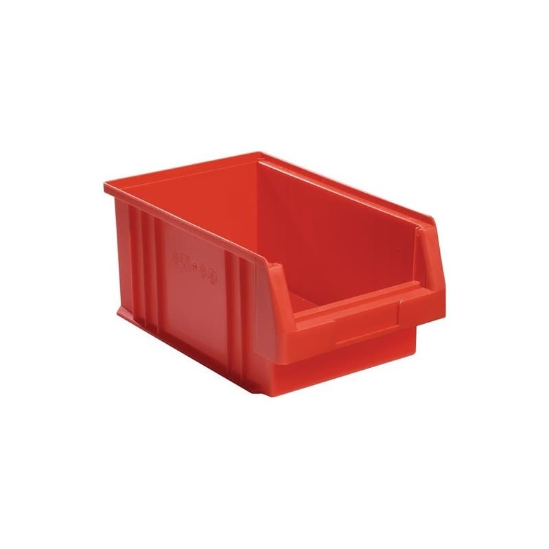 Lot boîte de rangement à ouverture frontale plk la-ka-pe 1 carton(s) de 10 pièce(s) boîte rangement ouv front l330xl213xh150mm pp rouge - la-ka-pe