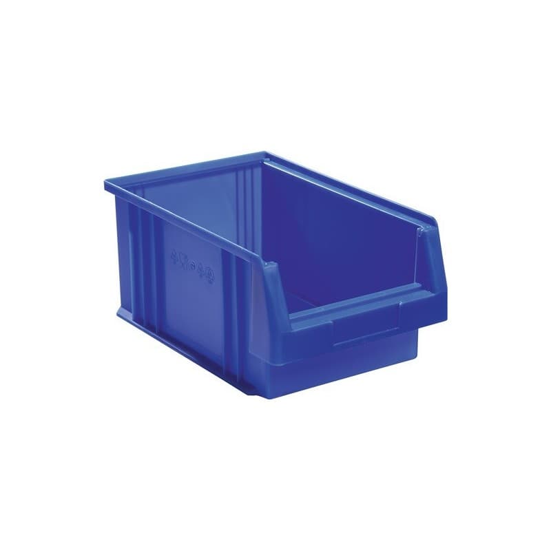 Lot boîte de rangement à ouverture frontale plk la-ka-pe 1 carton(s) de 10 pièce(s) boîte rangement ouv front l330xl213xh150mm pp bleue - la-ka-pe