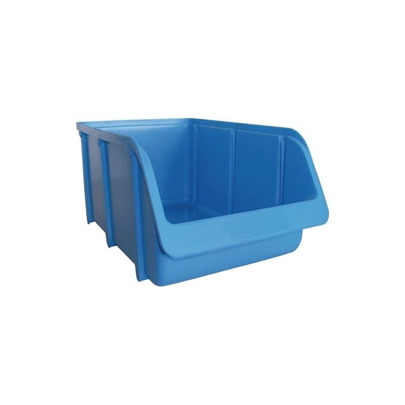 Lot boîte de rangement à ouverture frontale hünersdorff 1 carton(s) de 12 pièce(s) boîte rangement ouv front l332/290xl207xh155mm pp bleu - hünersdorf