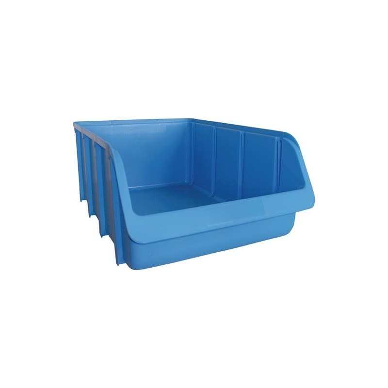 Lot boîte de rangement à ouverture frontale hünersdorff 1 carton(s) de 7 pièce(s) boîte rangement ouv front l489/422xl312xh184mm pp bleu - hünersdorff