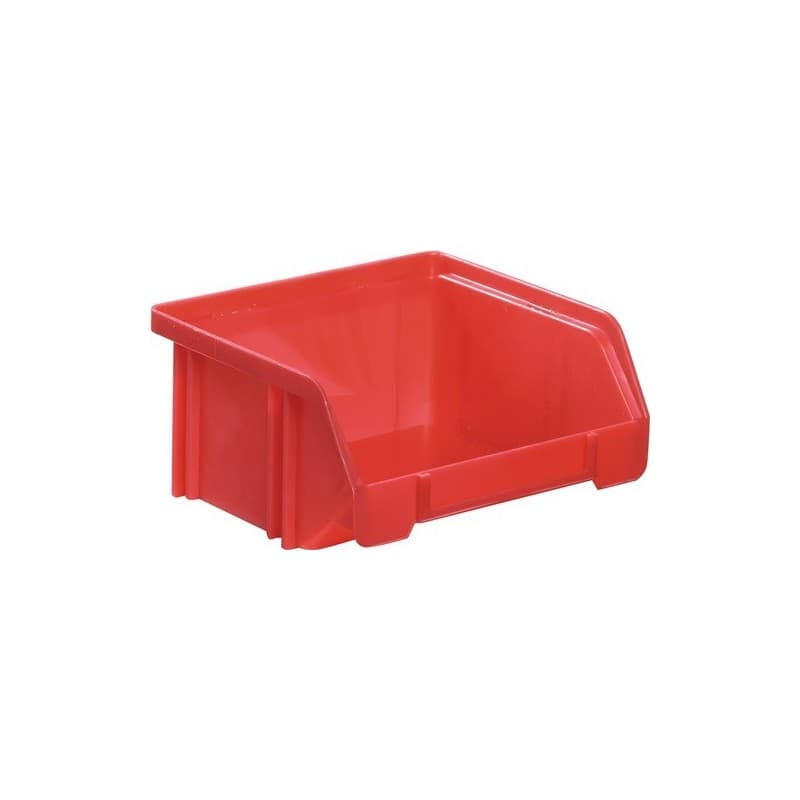Lot boîte de rangement à ouverture frontale lk la-ka-pe 1 carton(s) de 50 pièce(s) boîte rangement ouv front lk l85/65xl105xh45mm ps rouge - la-ka-pe