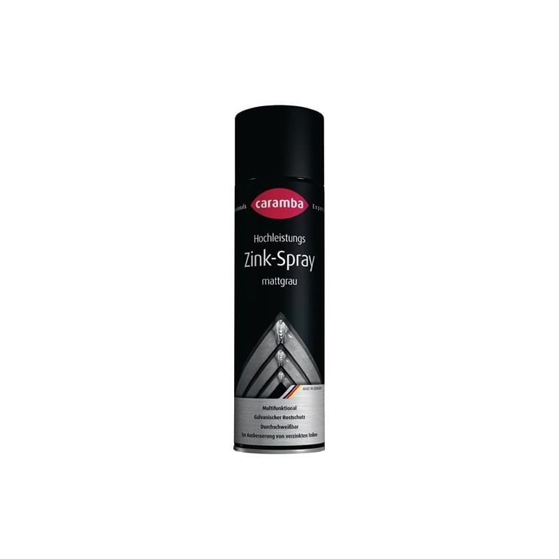 Spray zinc argent mat 500 ml 1 carton(s) de 6 pièce(s) spray zinc argent mat 500 ml - caramba