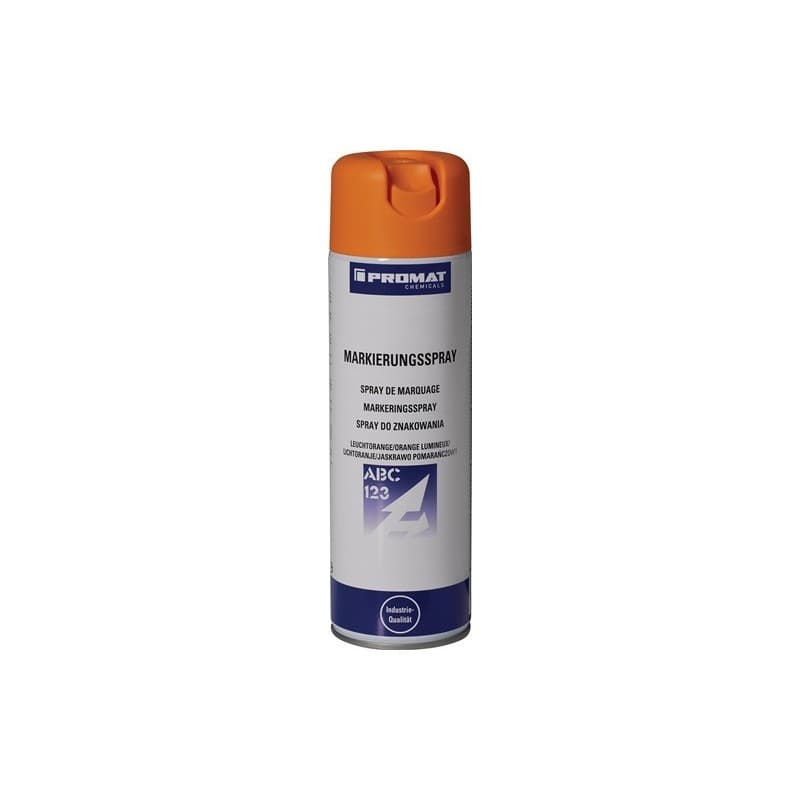 Lot spray de marquage promat chemicals 1 carton(s) de 12 pièce(s) spray de marquage orange fluo - promat chemicals