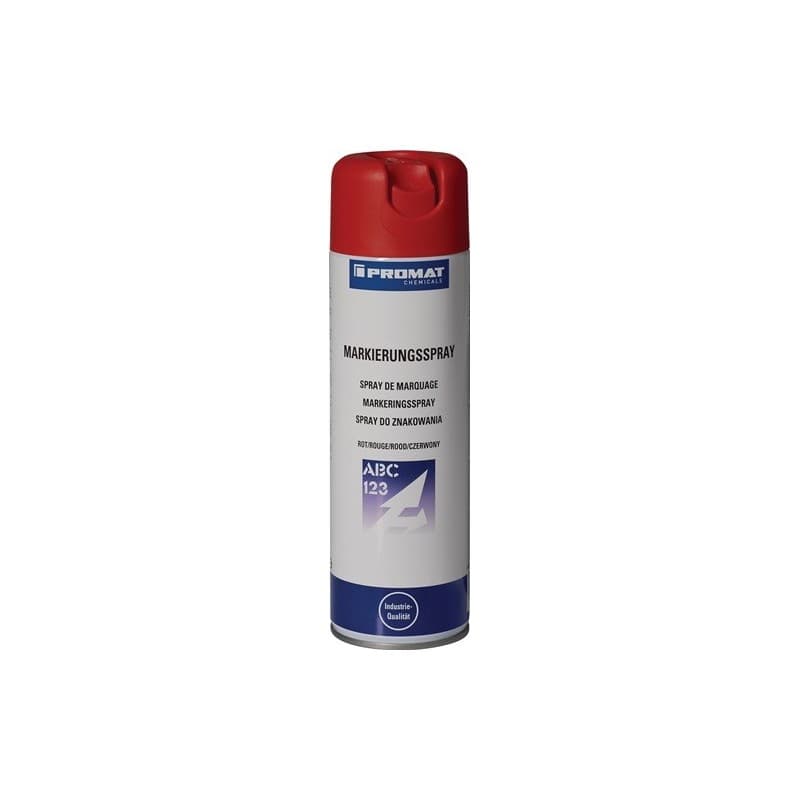 Lot spray de marquage promat chemicals 1 carton(s) de 12 pièce(s) spray de marquage rouge - promat chemicals