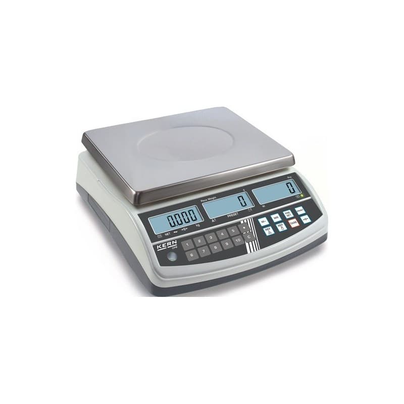 Compteur de pesage kern 1 pièce(s) compteur de pesage plage pesage 6 kg pas du cadran 0,1 g - kern