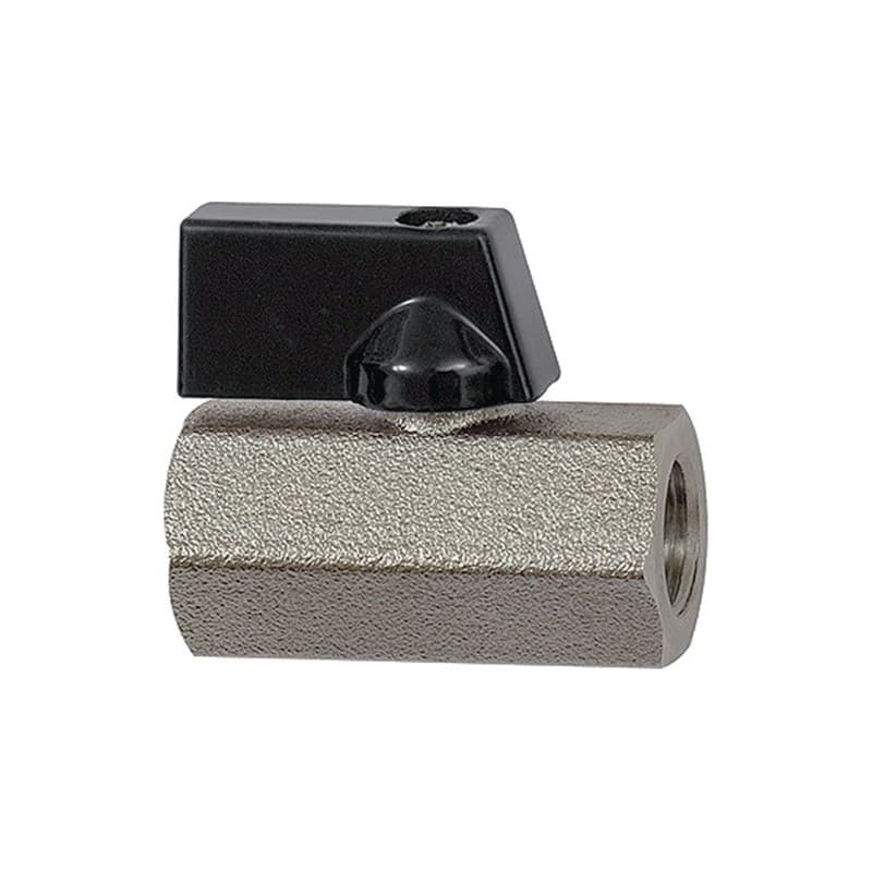 Lot mini-robinet à boisseau sphérique value line riegler 1 carton(s) de 10 pièce(s) mini-robinet boisseau sphérique 6mm 1/4 filetage int./int - riegl