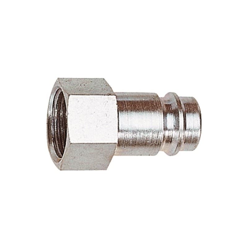 Lot mamelon riegler 1 carton(s) de 10 pièce(s) mamelon acier trempé/ fiche dn 10 filetage int.g 1/4 - riegler