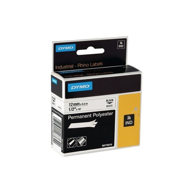 Lot ruban de marquage dymo 1 carton(s) de 5 pièce(s) ruban de marquage l. de bande 19 mm l. de ruban 5,5 m - dymo