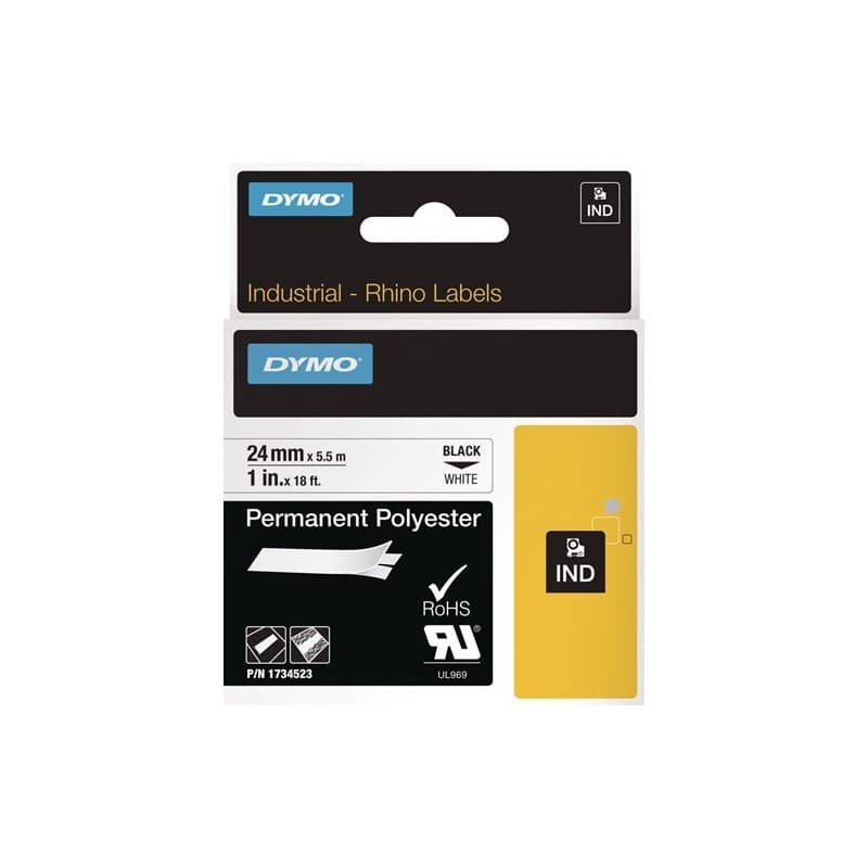 Lot ruban de marquage dymo 1 carton(s) de 5 pièce(s) ruban de marquage largeur ruban 24 mm longueur ruban 5,5 m - dymo