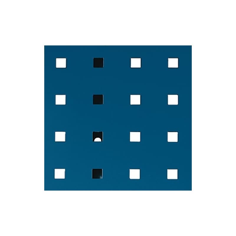 Panneau perforé bott 1 pièce(s) panneau perforé l457xl495mm bleu gentiane ral 5010 - bott