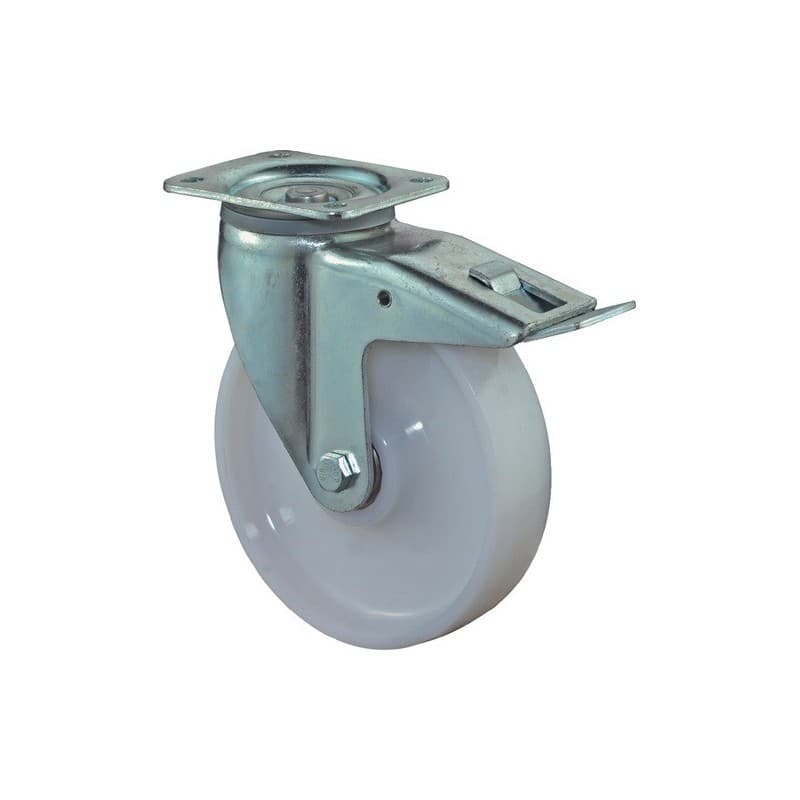 Roulette pivotante de charge lourde bs rollen 1 pièce(s) roulette piv charge lourde ø roue 250mm cap. charge 1400 kg - bs rollen