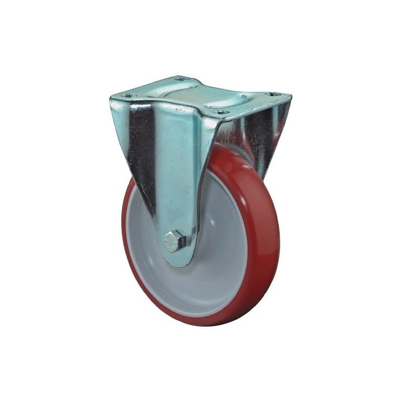 Roulette fixe a30 bs rollen 1 pièce(s) roulette fixe a30 d. de la roue 150 mm cap. charge 200 kg - bs rollen