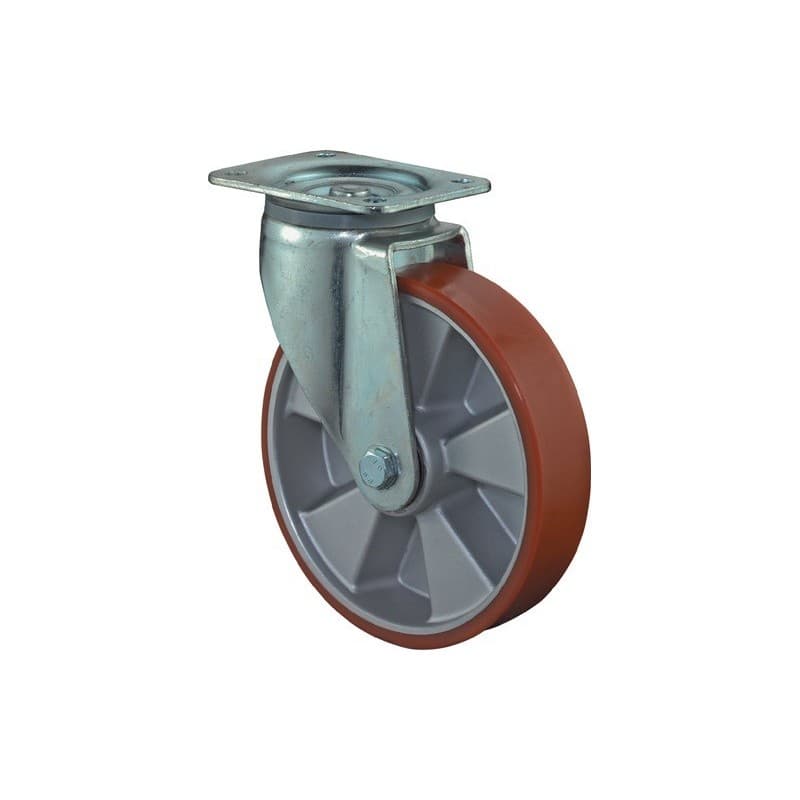 Roulette piv charge lourde l600.l90.250 ø250mm cap 1000kg 1 pièce(s) roulette piv charge lourde l600.l90.250 ø250mm cap 1000kg - bs rollen