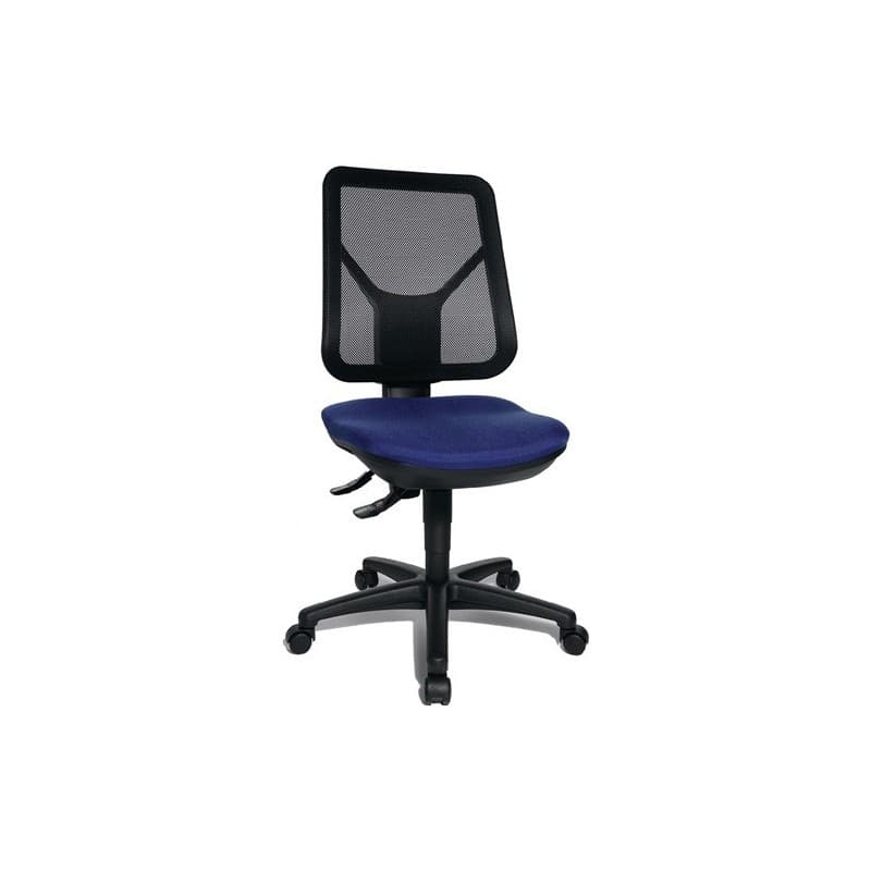 Chaise de bureau pivotante topstar 1 pièce(s) chaise bureau pivotanteappui-lombaires bleu 430-510mm - topstar