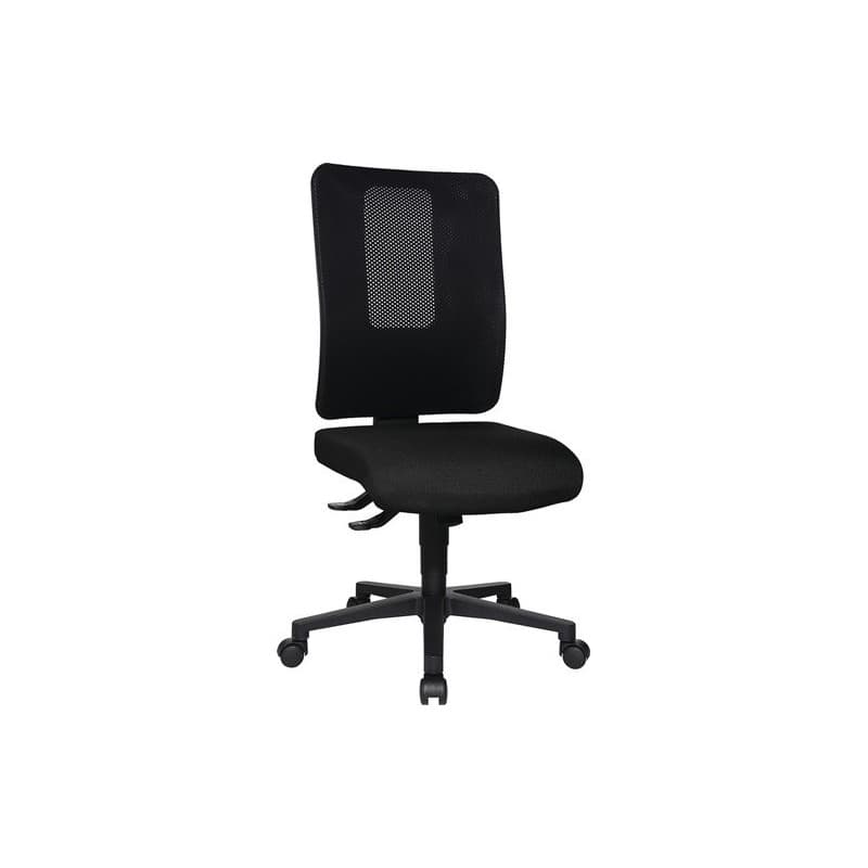 Chaise de bureau pivotante topstar 1 pièce(s) chaise bureau piv synchrone noir/noir 460-560mm - topstar