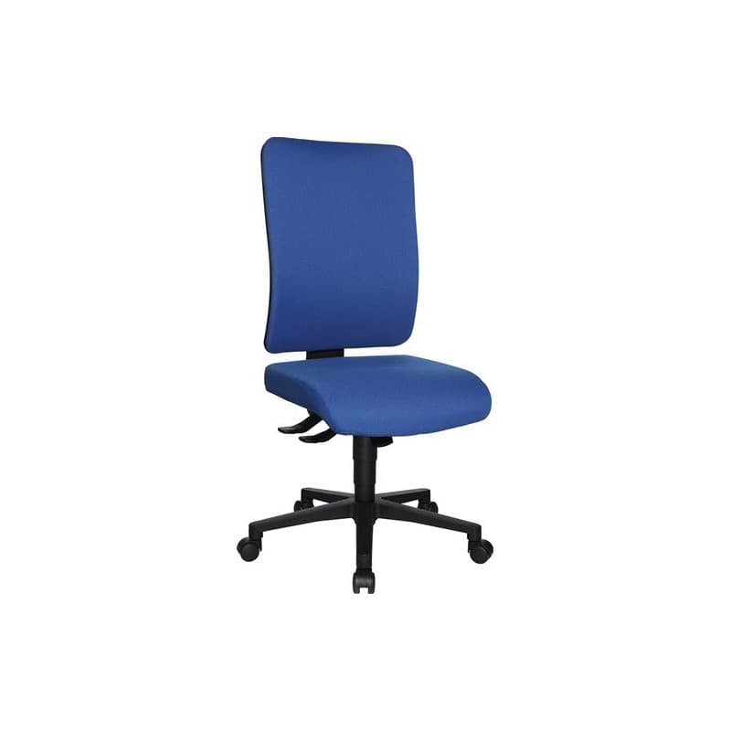 Chaise de bureau pivotante topstar 1 pièce(s) chaise bureau piv synchrone bleu 450-550mm - topstar