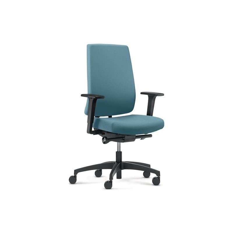 Chaise de bureau pivotante dauphin 1 pièce(s) chaise bureau pivotante synchrone bleue eau 400-520mm - dauphin