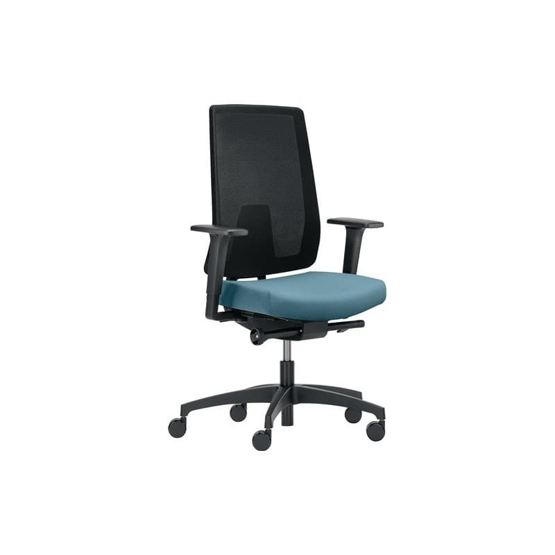 Chaise de bureau pivotante dauphin 1 pièce(s) chaise bureau pivotante synchrone bleue eau 400-520mm - dauphin