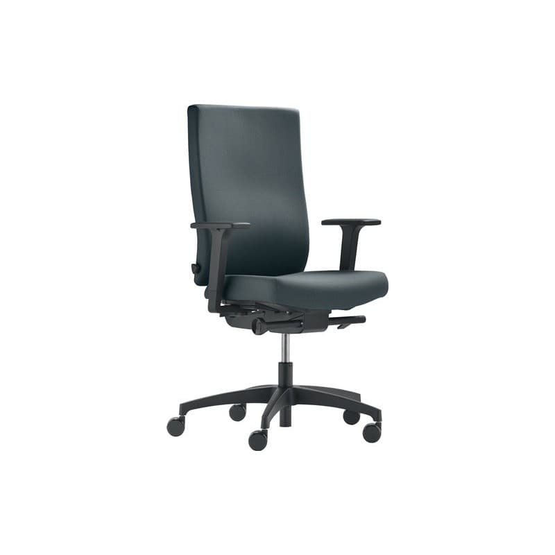 Chaise de bureau pivotante dauphin 1 pièce(s) chaise bureau pivotante synchrone grise 400-520mm - dauphin