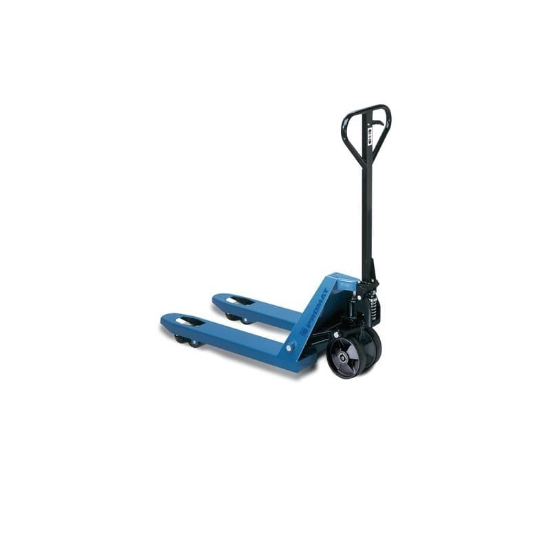 Transpalette l.fourch.800 mm cap.charge 2500 kg acier 1 pièce(s) transpalette l.fourch.800 mm cap.charge 2500 kg acier - promat