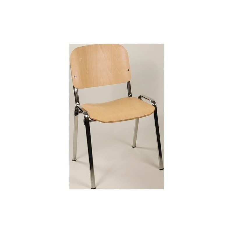 Lot chaise gerbable bmv 1 carton(s) de 4 pièce(s) chaise gerbable bois de hêtre stratifié - bmv