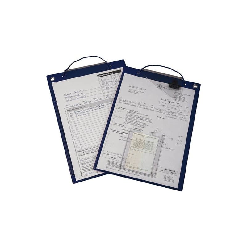 Lot sac d'application eichner 1 carton(s) de 10 pièce(s) sac application fermeture velcro et 2 compartiments a4 bleu - eichner