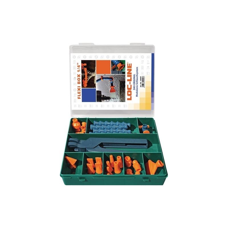 Kit tuyaux pour lubrifiant réfrigérant loc-line 1 pièce(s) kit tuyaux pour lubrifiant réfrigérant taille 1/4 po. - loc-line