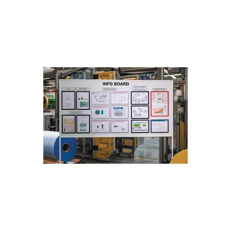 Cadre magnétique durable 1 sac(s) cadre magnétique din a4 argent - durable