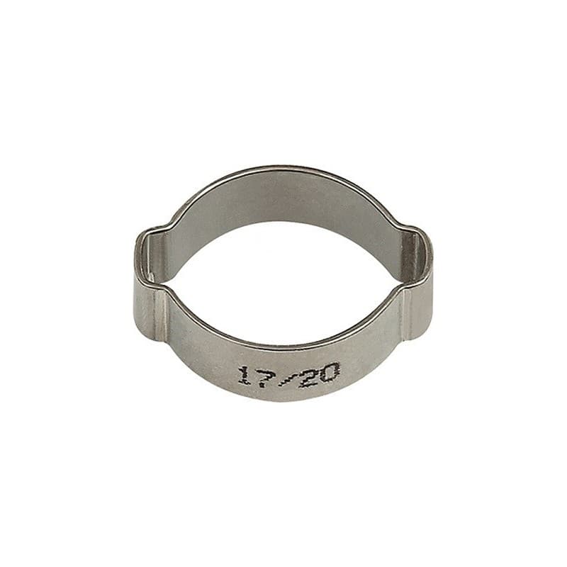 Pince de tuyau 2 oreilles acier inoxydable 1.4301 (w4) 1 sac(s) pince de tuyau 2 oreilles acier inoxydable 1.4301 (w4) - riegler