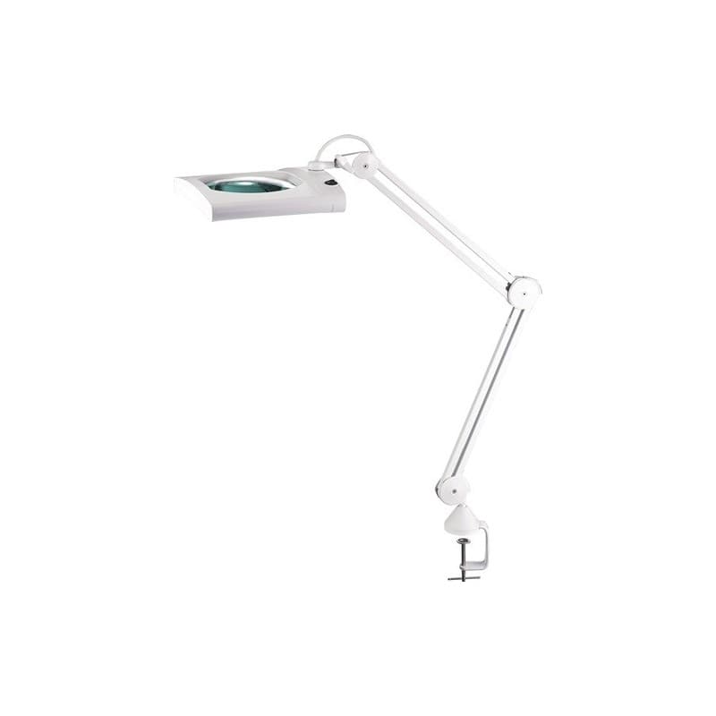 Éclairage à loupe à led 1 pièce(s) éclairage loupe led lentille verre 190,5 (7,5") pince table - nw