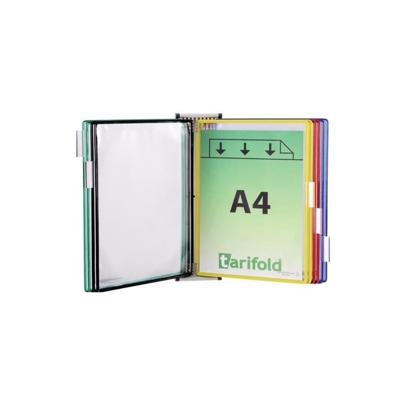 Support mural tarifold 1 pièce(s) support mural 5 tableaux de présent. trié pas couleur - tarifold