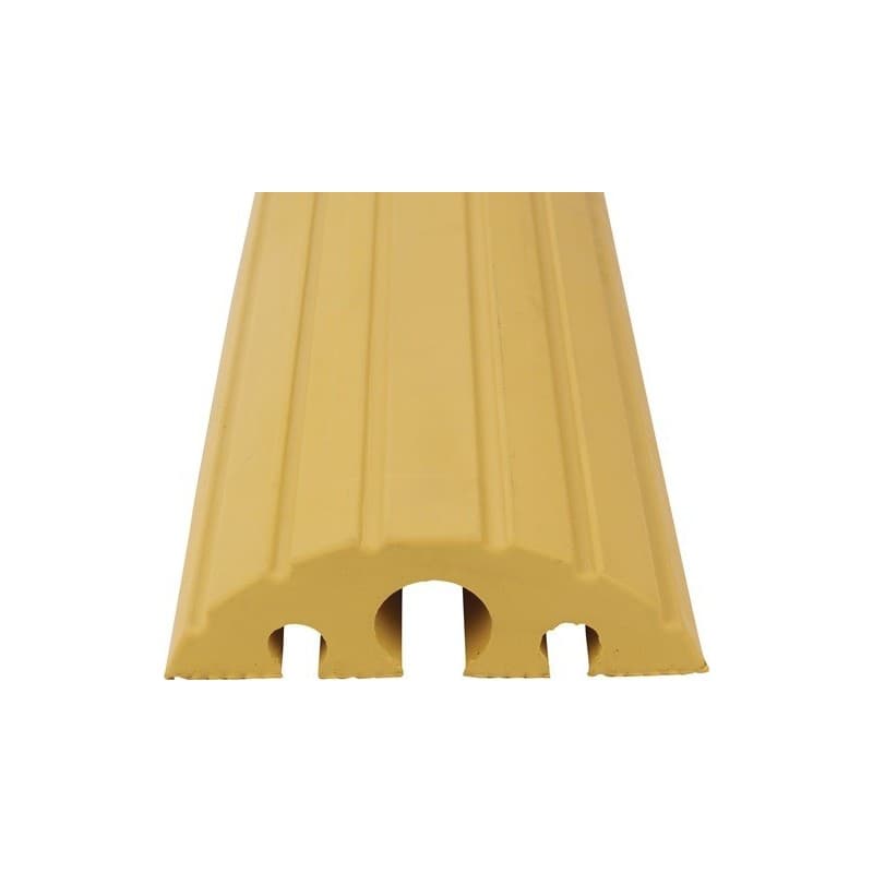 Protège câbles et tuyaux 1 pièce(s) protège câbles et tuyaux l1200xl210xh65mm caoutchouc jaune - nw