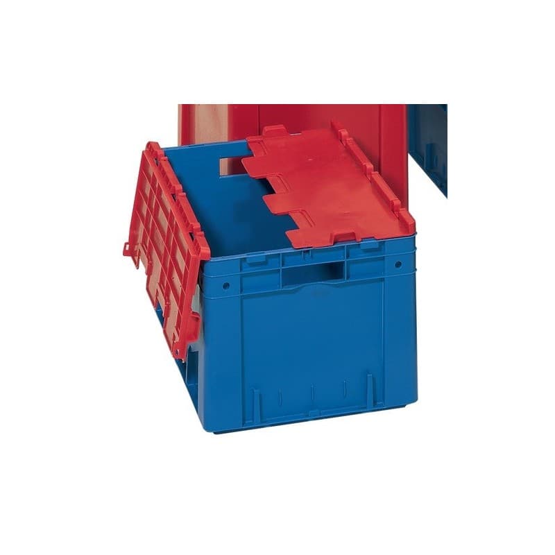 Couvercle rabattable la-ka-pe 1 carton(s) couvercle rabattable pp l400xl300mm grischarnière 4 pièces - la-ka-pe