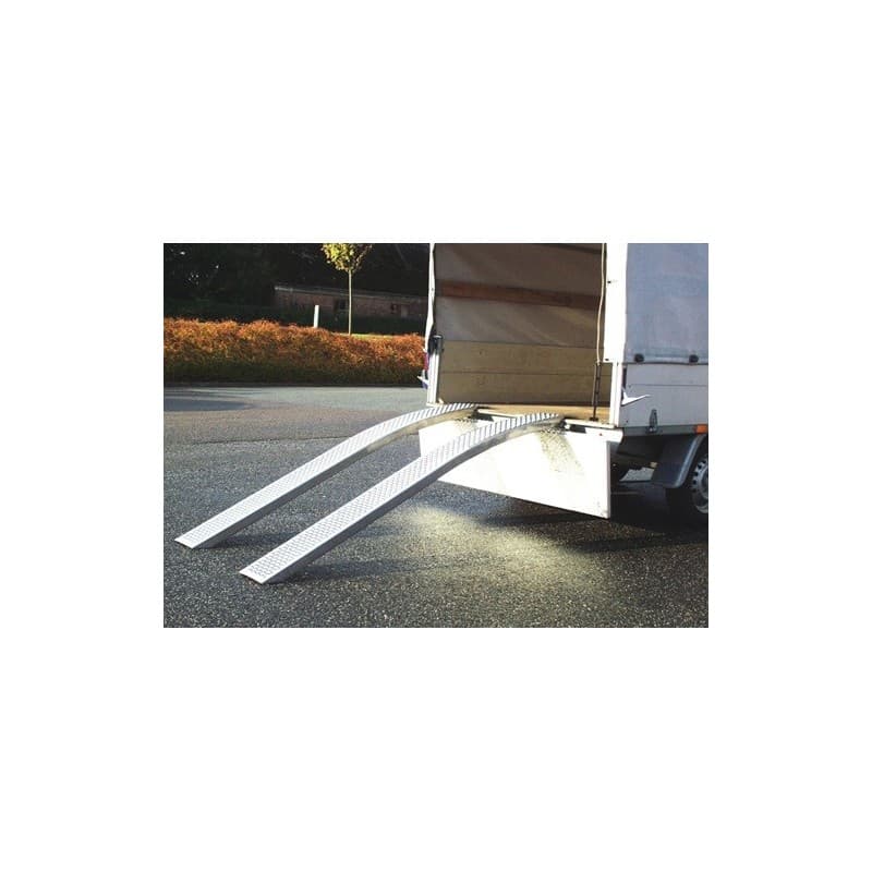 Rampe de chargement hp autozubehör 1 paire(s) rampe chargement 400kg l1500mm surfaces roulement 180mm - hp autozubehör