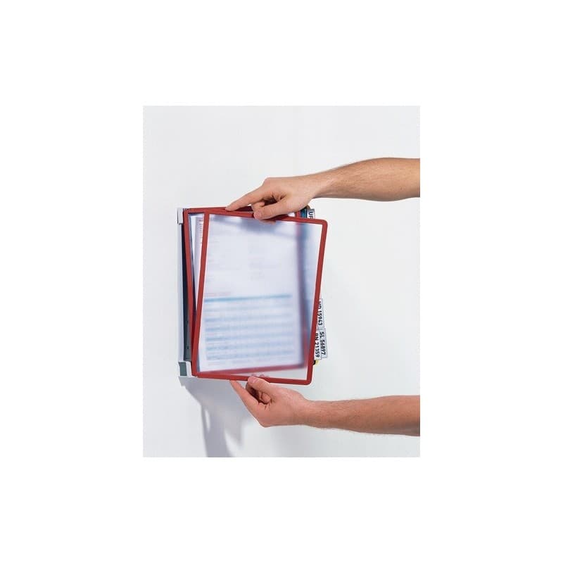 Support mural durable 1 pièce(s) support mural 10 pochettes de présentation - durable