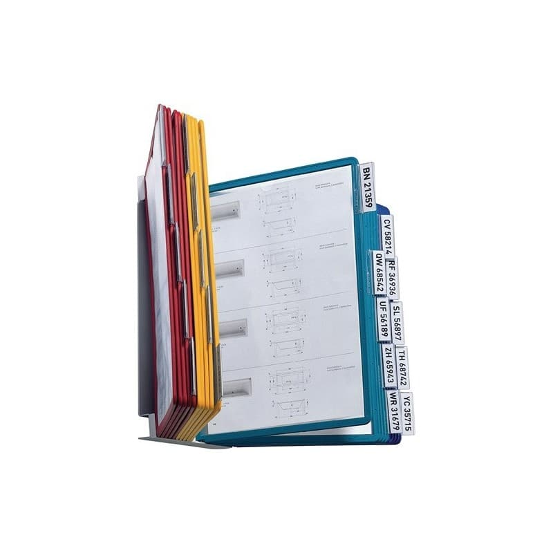 Support mural durable 1 pièce(s) support mural 20 pochettes de présentation - durable